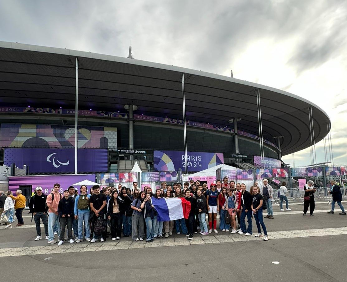 Les lycéens en visite au stade de france